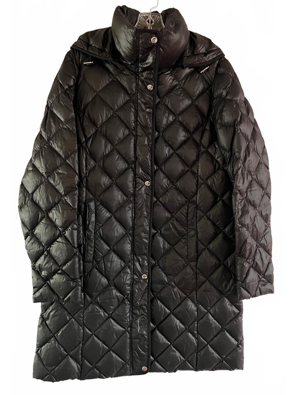 Lauren Ralph Lauren Black Quilted Puffer Coat Medium